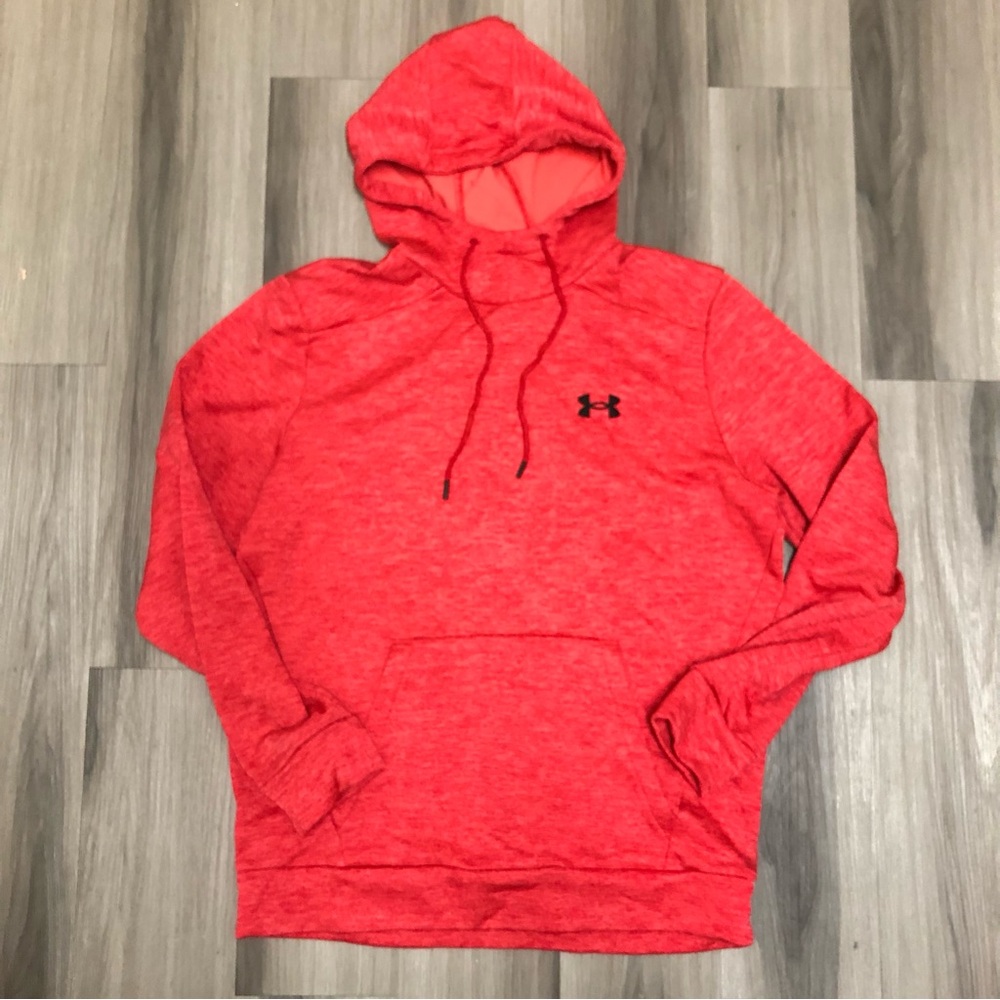 Under Armour Men's Red Hoodie Sweatshirt